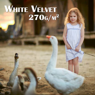  Wydruk 70x100 White Velvet 270g/m2
